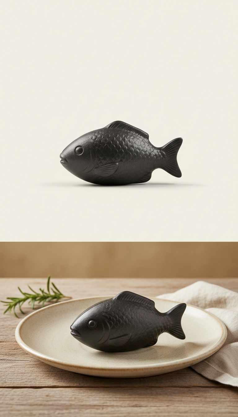 Solid Iron Fish Supplement Device