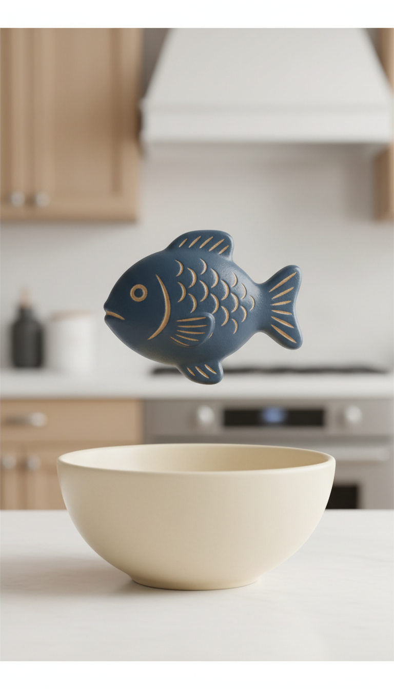 Iron fish for gentle enrichment